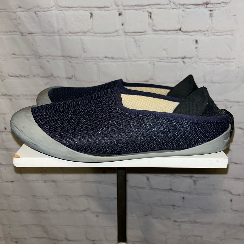 Mahabis Classic Summer Slip On Convertible Shoes Navy Gray EU 38 Womens US 8‎